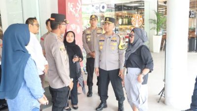 Kapolda Cek Sistem Keamanan dan Evakuasi di Bencoolen Mall
