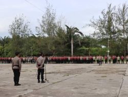 Kapolresta Bengkulu Pimpin Apel Pengamanan Malam Tahun Baru 2026, 233 Personel Siaga di Pantai Panjang