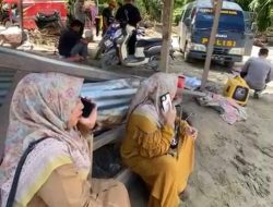 Polres Nagan Raya Relokasi Internet Starlink untuk Warga Terdampak Banjir di Alue Wakie