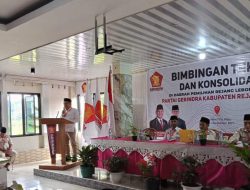 Gerindra Rejang Lebong Perkuat Kapabilitas Kader, Kawal Program Strategis Presiden Prabowo
