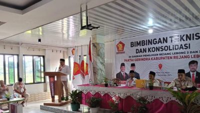 Gerindra Rejang Lebong Perkuat Kapabilitas Kader, Kawal Program Strategis Presiden Prabowo
