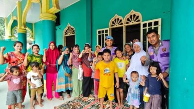 Polres Sibolga Salurkan Bantuan dan Gelar Trauma Healing untuk Korban Banjir dan Longsor