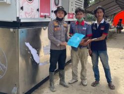 Polres Aceh Tamiang Terima Dua Unit Mesin Penghasil Embun Siap Minum