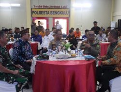 Polresta Bengkulu Gelar Rakor Lintas Sektoral Pengamanan Natal dan Tahun Baru