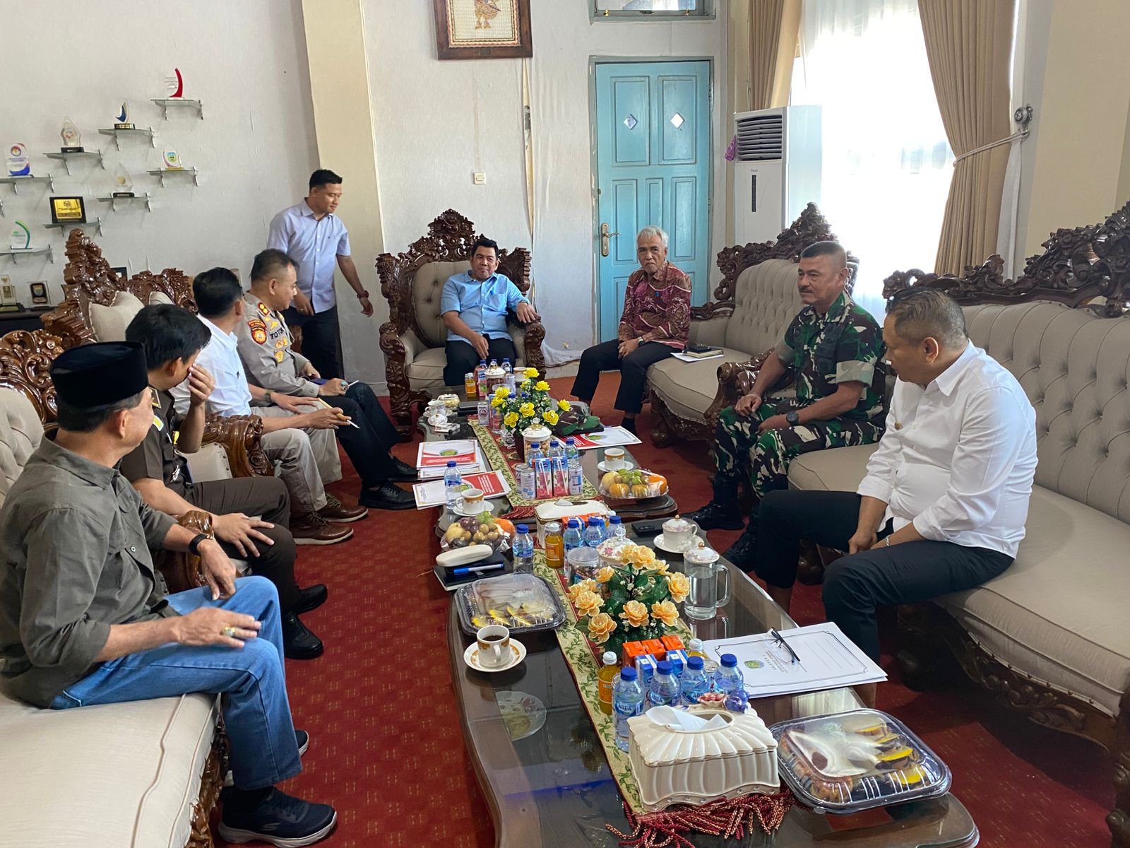 Forkopimda Bengkulu Tengah Bahas Penyaluran Cadangan Beras