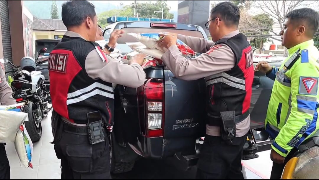 Polres Aceh Tengah Salurkan Bantuan dan Buka Layanan Kesehatan di Toweren