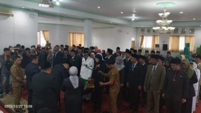 73 Pejabat Baru Dilantik, Pemkab Rejang Lebong Lakukan Perombakan Besar Birokrasi