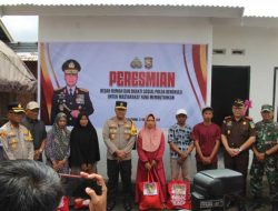 Kapolda Bengkulu Resmikan Bedah Rumah ke-62 di Rejang Lebong