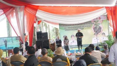 Helmi Hasan Pimpin Tanam 49.280 Bibit, Bengkulu Deklarasikan Diri sebagai Wilayah Konservasi Hutan