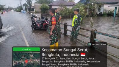 Hujan Deras Picu Banjir di Kota Bengkulu, Air Capai 50 Sentimeter
