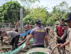 Gotong Royong Polri dan Warga, Polres Pidie Jaya Percepat Pemulihan Pascabanjir