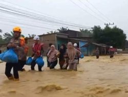 Hujan Lebat Picu Banjir Susulan, Kapolres Aceh Timur Siagakan Perahu Evakuasi