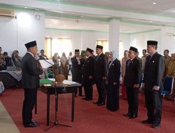 Wabup Hendri Lantik 5 Pejabat Eselon II, Iwan Sumantri Jadi Sekda Rejang Lebong