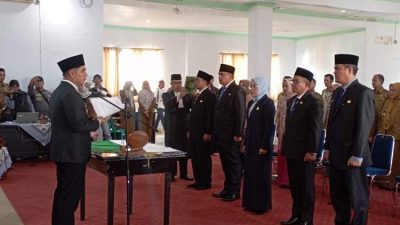 Wabup Hendri Lantik 5 Pejabat Eselon II, Iwan Sumantri Jadi Sekda Rejang Lebong