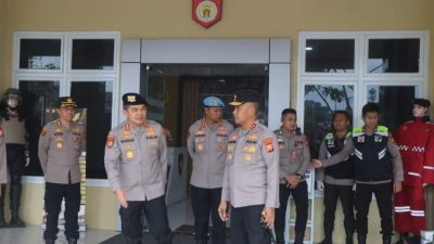 Kapolda Bengkulu Cek Gedung Baru Ditsamapta dan Tes Urine Personel