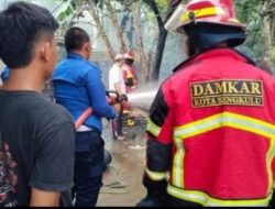 Gudang Kayu di Perumnas UNIB Bengkulu Terbakar, Kerugian Capai Rp3 Juta