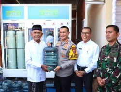 Polres Pidie Jaya Hadirkan Depot Air Minum RO Gratis di Pos Satlantas