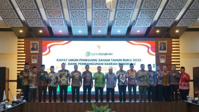 RUPS Bank Bengkulu 2025 membahas kinerja keuangan, pertumbuhan aset, dan transformasi perbankan daerah Bengkulu