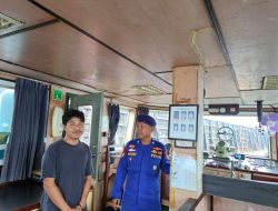 Patroli Lempuing, Ditpolairud Polda Bengkulu Ingatkan Nelayan Utamakan Keselamatan Berlaut