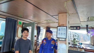 Patroli Lempuing, Ditpolairud Polda Bengkulu Ingatkan Nelayan Utamakan Keselamatan Berlaut