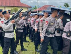 Latihan PHH Batalyon A Pelopor Tingkatkan Disiplin dan Kekompakan Tim