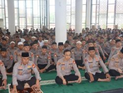 Lewat Binrohtal Daring, Polda Bengkulu Perkuat Karakter Spiritual Personel