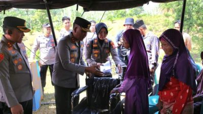 Kapolda Offroad Bhayangkara di Batik Nau, Bansos dan Layanan Kesehatan Jangkau Warga Terpencil