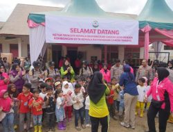 Taruni Akpol Pulihkan Keceriaan Anak TK Bhayangkari Pascabanjir