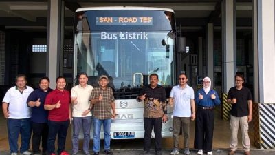 Tinjau Bus Listrik PO SAN, Mian Dukung Trasnformasi Jelang Mudik Lebaran
