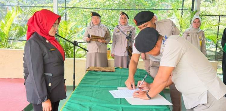 Pengambilan sumpah Panitia Ajudikasi PTSL Kantor Pertanahan Kabupaten Bengkulu Tengah tahun 2026