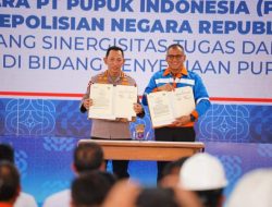 Kapolri Tandatangani MoU dengan PT Pupuk Indonesia, Pastikan Distribusi Pupuk Tepat Sasaran