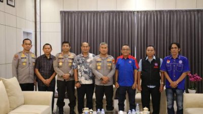 Kapolda Bengkulu Irjen Pol Mardiyono menerima silaturahmi KSPSI Provinsi Bengkulu di ruang tamu Polda Bengkulu, Rabu 30 Januari 2026.