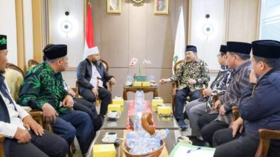 Gubernur Bengkulu Helmi Hasan saat audiensi dengan Ketua BAZNAS RI di Jakarta