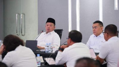 Rapat Pimpinan Kementerian ATR/BPN membahas capaian program PTSL 2025 dan penerbitan 1,2 juta sertipikat tanah