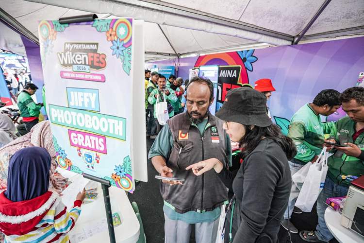 Peluncuran Program Berkah Ojek Online MyPertamina oleh Pertamina Patra Niaga dengan hadiah 100 motor untuk ojek online