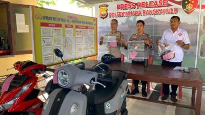 Polisi Bongkar Pencurian Motor di Beringin Raya, Dua Residivis Ditangkap