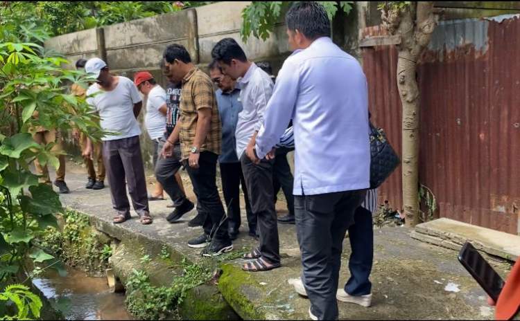 Sidak DPRD Kota Bengkulu di Hotel Mercure untuk cek limbah dan pengolahan lingkungan di RT 02 Padang Jati.