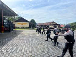 Wadanden Gegana Pimpin Latihan Marksmanship Personel