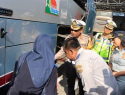 Jamin Keselamatan Penumpang, Ditlantas Polda Bengkulu Ram Check Bus PO SAN