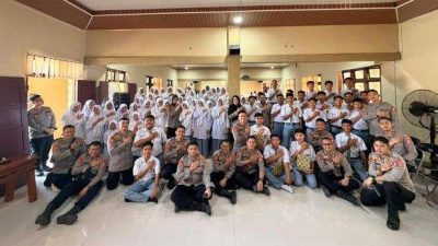 Mahasiswa STIK Angkatan 83 Bantu Penyintas Bencana Aceh Utara