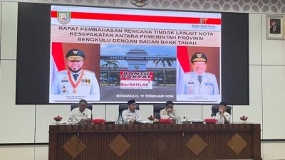 Pemprov Bengkulu Siapkan 20 Lokasi Eks HGU untuk Bank Tanah