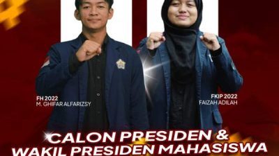Ghifar–Faizah Maju di Pilpresma UNIB 2026