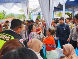 Tinjau Huntara Tapteng, Titiek Soeharto Apresiasi Gerak Cepat Polri