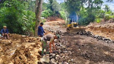 TMMD Ke-127 Rejang Lebong, Progres Signifikan di Hari Ke-10