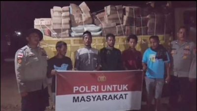 Polres Aceh Timur Salurkan Bantuan Kapolri ke 14 Titik Pengungsian