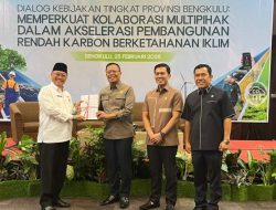Bengkulu Percepat Pembangunan Rendah Karbon