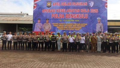 Operasi Keselamatan Nala 2026, Mulai 2-15 Februari di Bengkulu