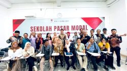 Wartawan PWI Bengkulu mengikuti edukasi dan pembukaan rekening efek dalam kegiatan Sekolah Pasar Modal BEI Bengkulu