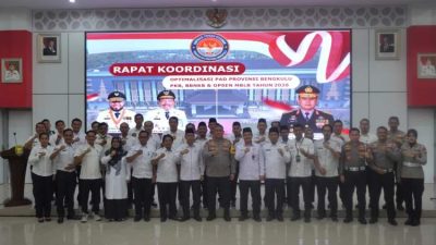 Pemprov Bengkulu dan Polda Bengkulu menggelar rapat koordinasi optimalisasi Pendapatan Asli Daerah tahun 2025