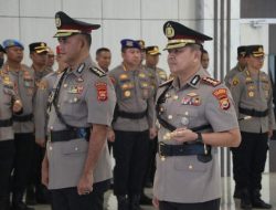 Kapolda Bengkulu Lantik Irwasda dan Kapolresta, Serahkan Jabatan Dirsamapta